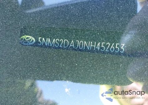 2022 Hyundai Santa Fe Sel z USA, uszkodzony, nr VIN 5NMS2DAJ0NH452653